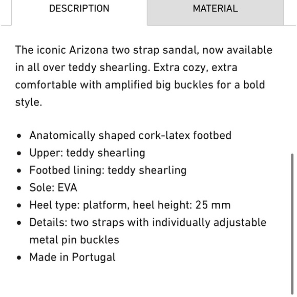 Birkenstock Arizona Big Buckle Shearling Size 8 NWT - Picture 3 of 11